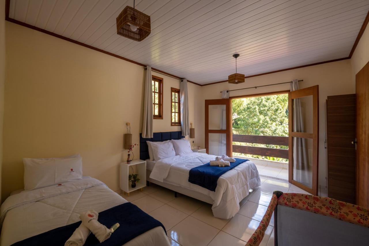 Casa Di Maria 4 Quartos A 500M Centro - Sauna, Piscina, Fogao A Lenha, Churrasqueira - Acesso Privativo Ao Ao Rio - Ideal Para Familias ノバ・フリブルゴ エクステリア 写真